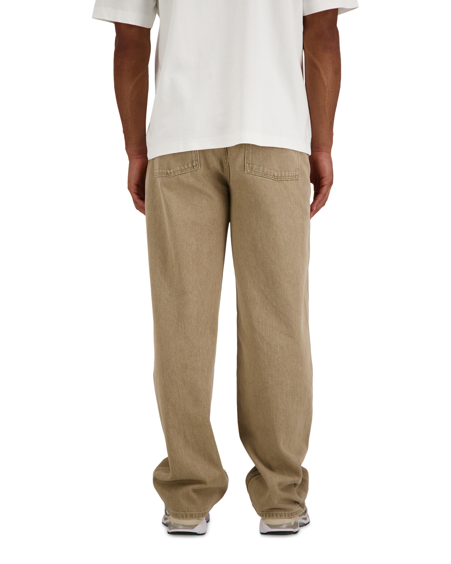 Drole de Monsieur Washed Khaki Straight Jeans KHAKI 4