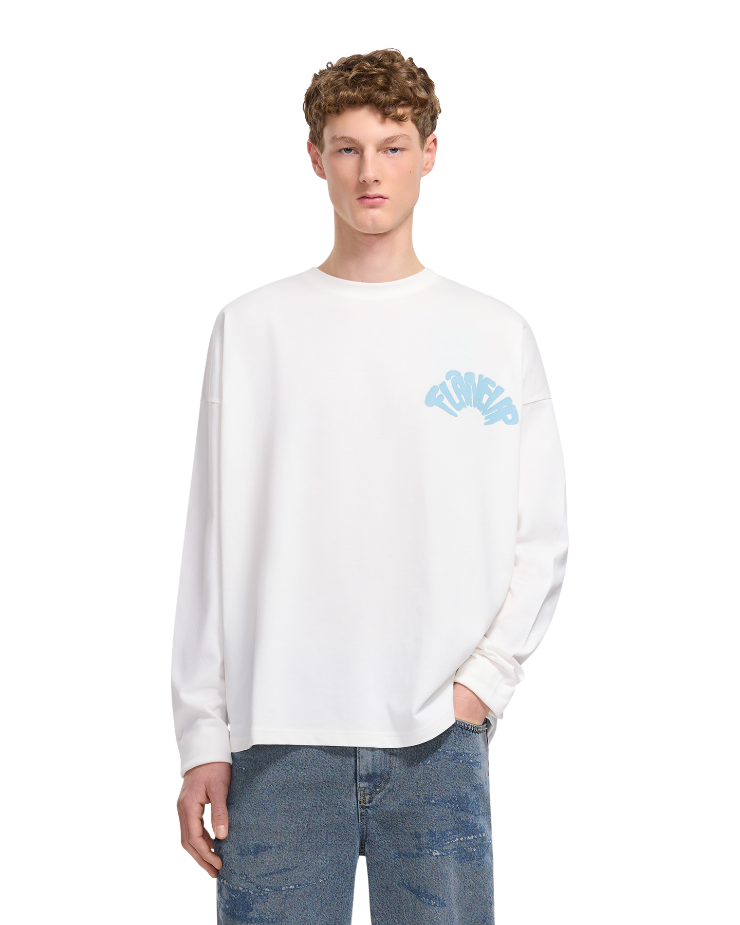 Flaneur Flaneur Sounds Good Long Sleeve WIT 4