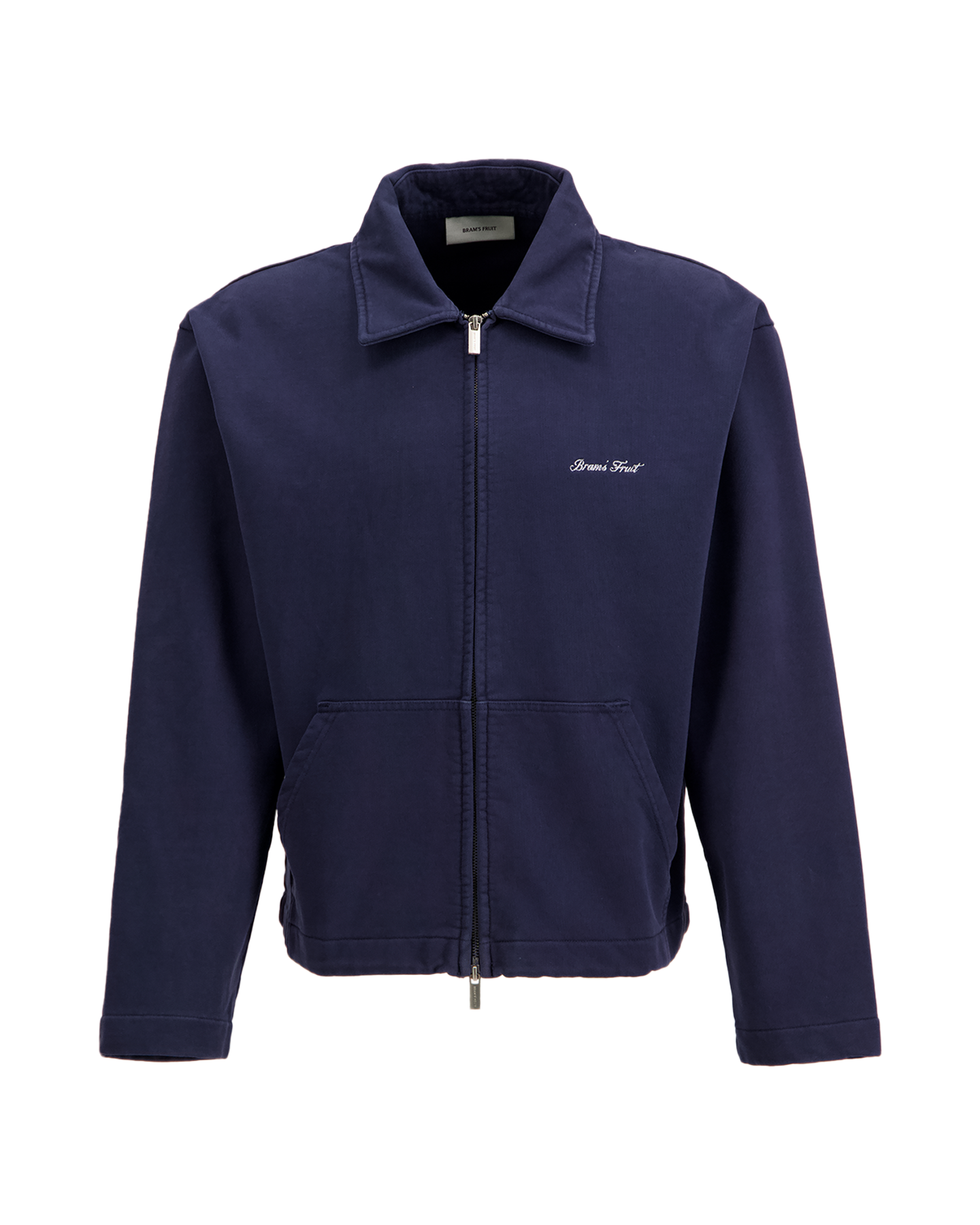 Brams Fruit Script Logo Full Zip DONKERBLAUW 1