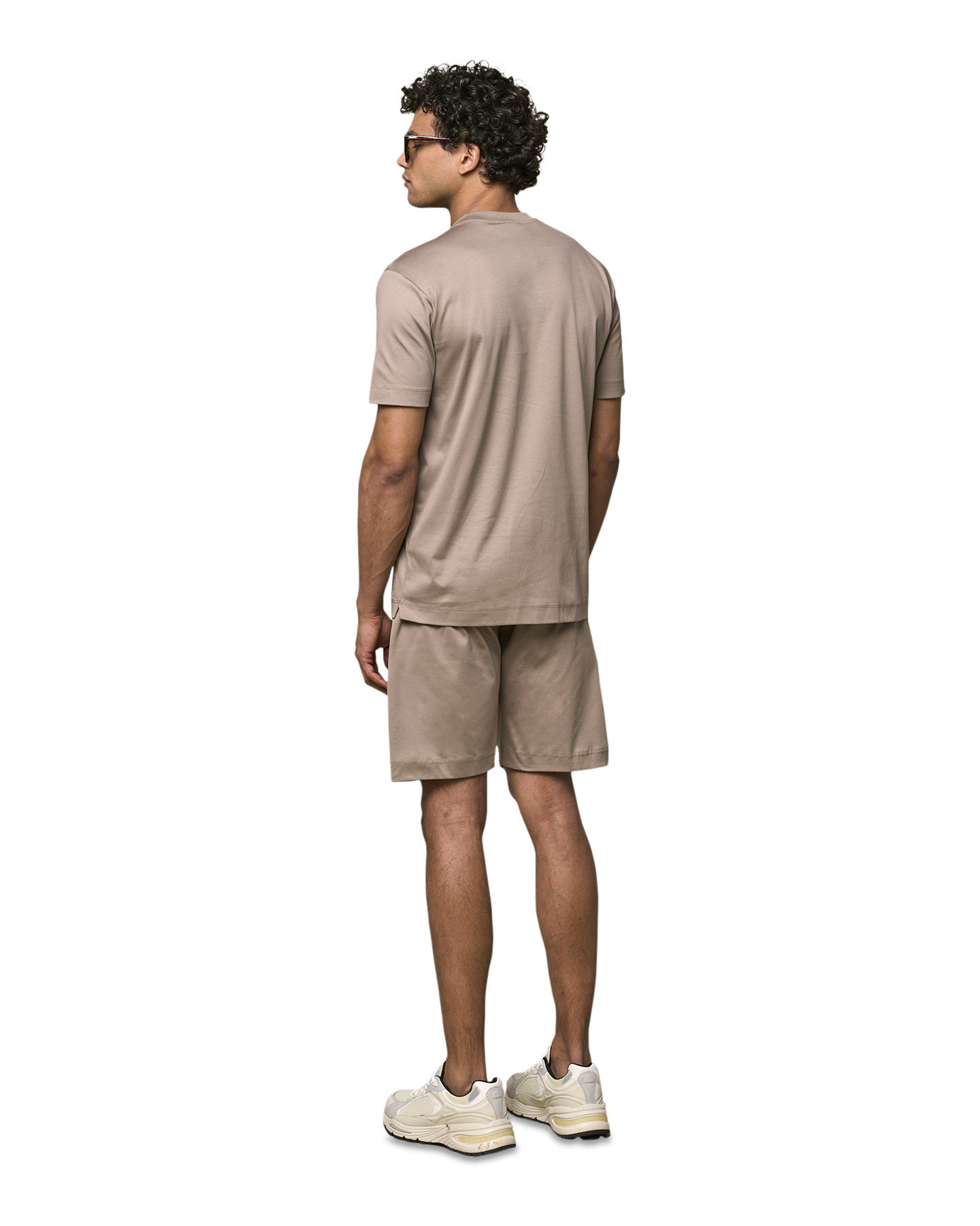 Valenza Interlock Supima Sport Shorts BEIGE 4