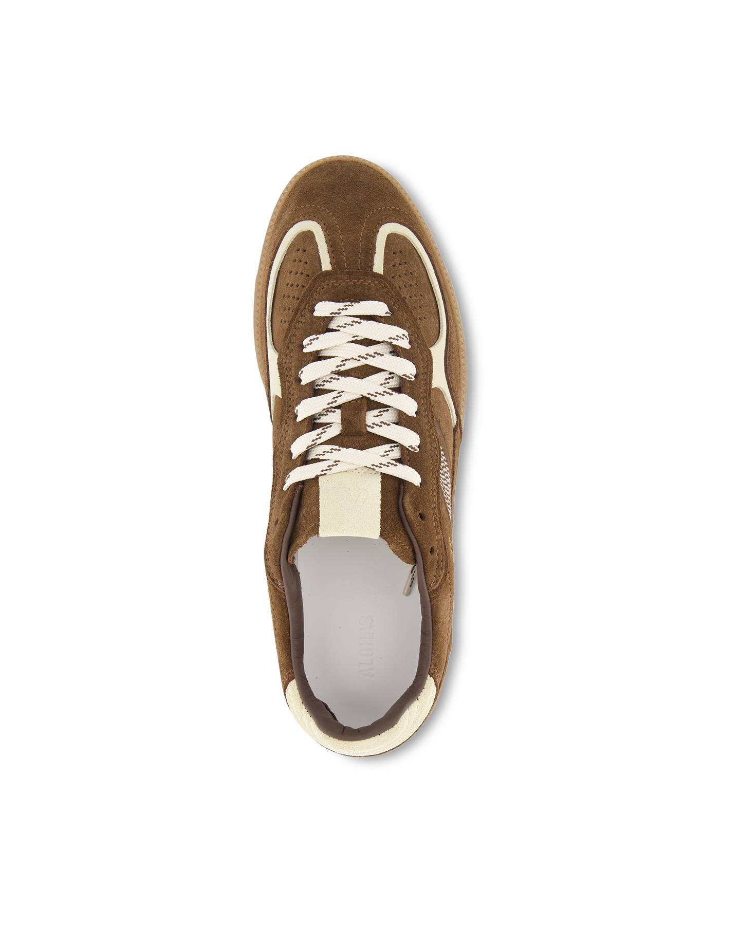 Alohas Tb.490 Rife Cocoa & Off White Leather Sneakers BRUIN 5