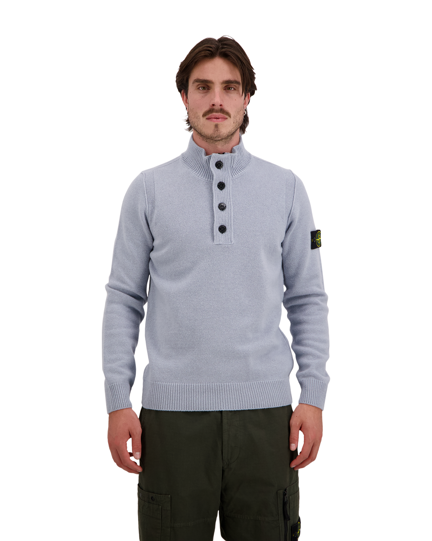 Stone Island 5100040 Polo Knit GRIJS 4