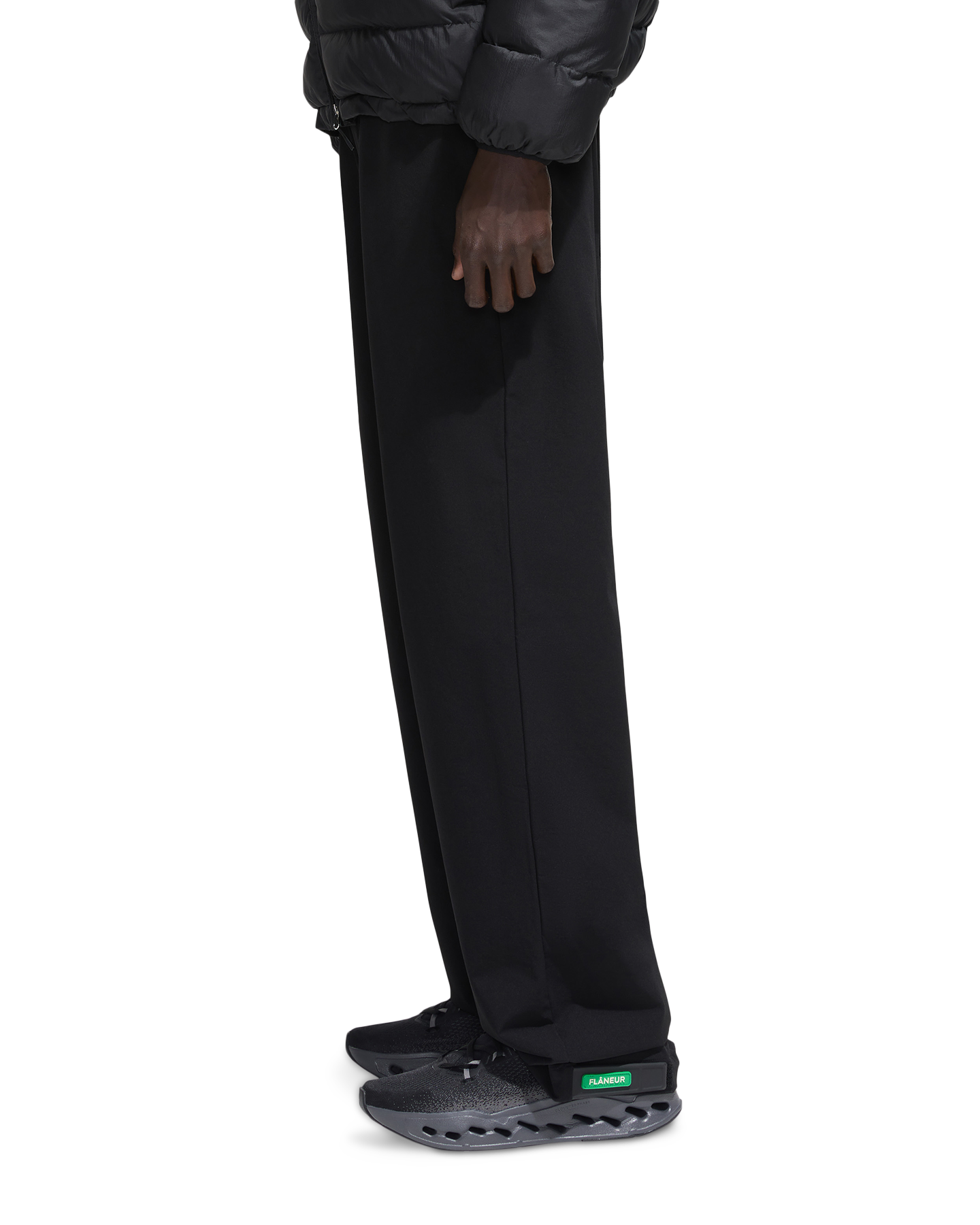 Flaneur Badge Formal Tech Pants ZWART 5