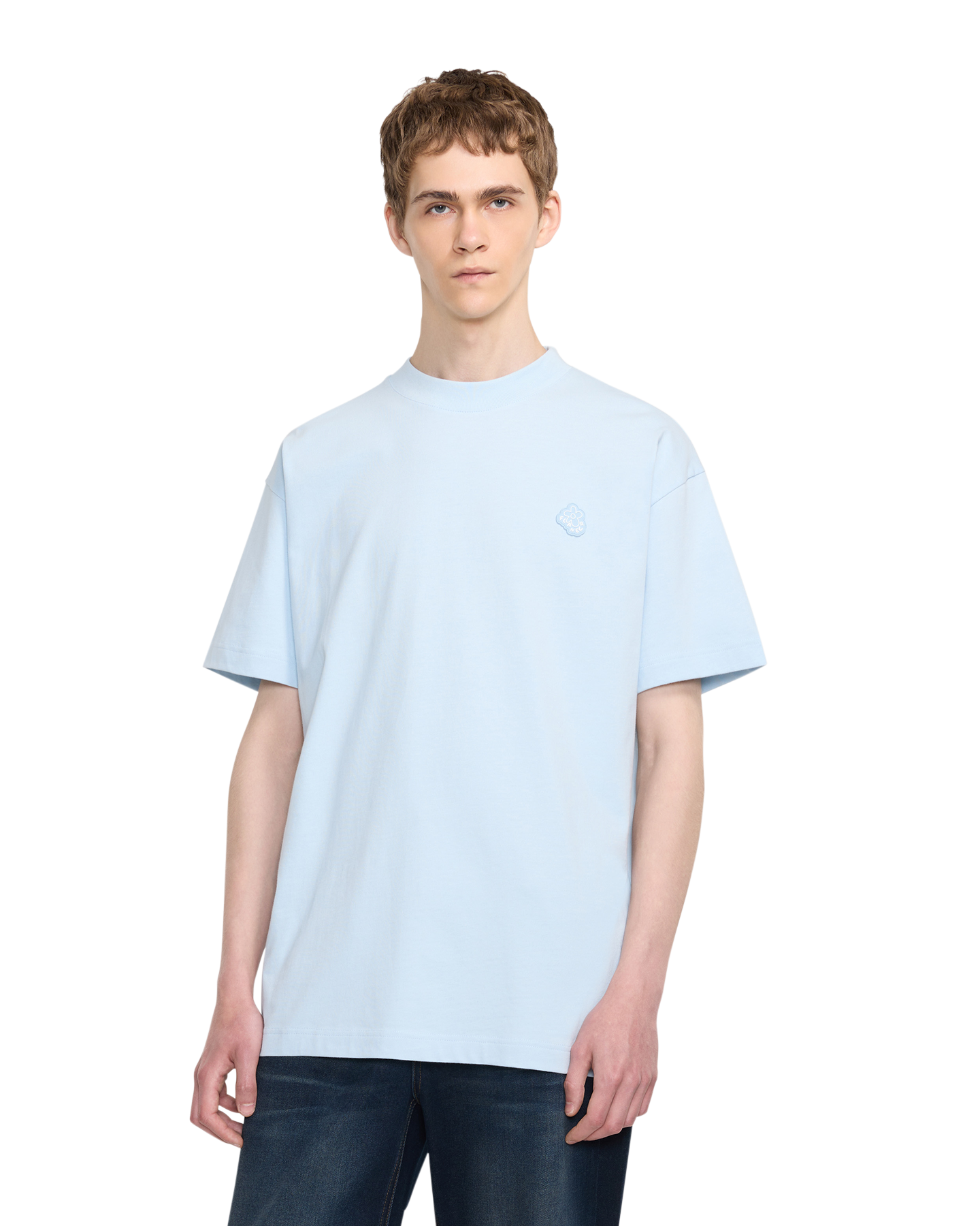 Flaneur Rubber Blossom T-Shirt LICHTBLAUW 3