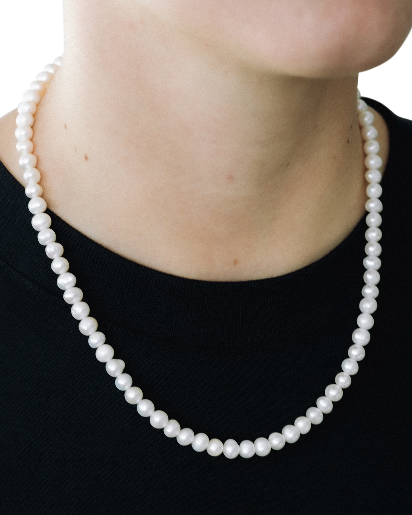 Coef Pearl Necklace GOUD 3