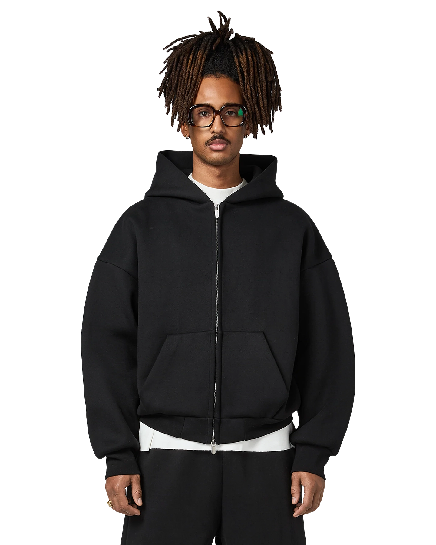 Seventh V2 Zipped Hoodie ZWART 3