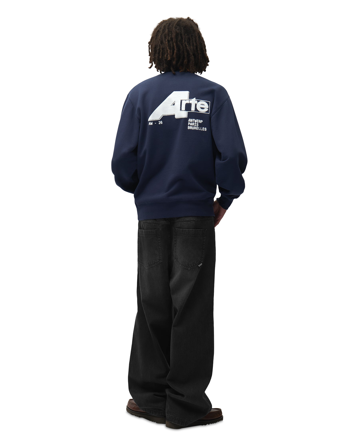 Arte Antwerp City Crewneck DONKERBLAUW 3