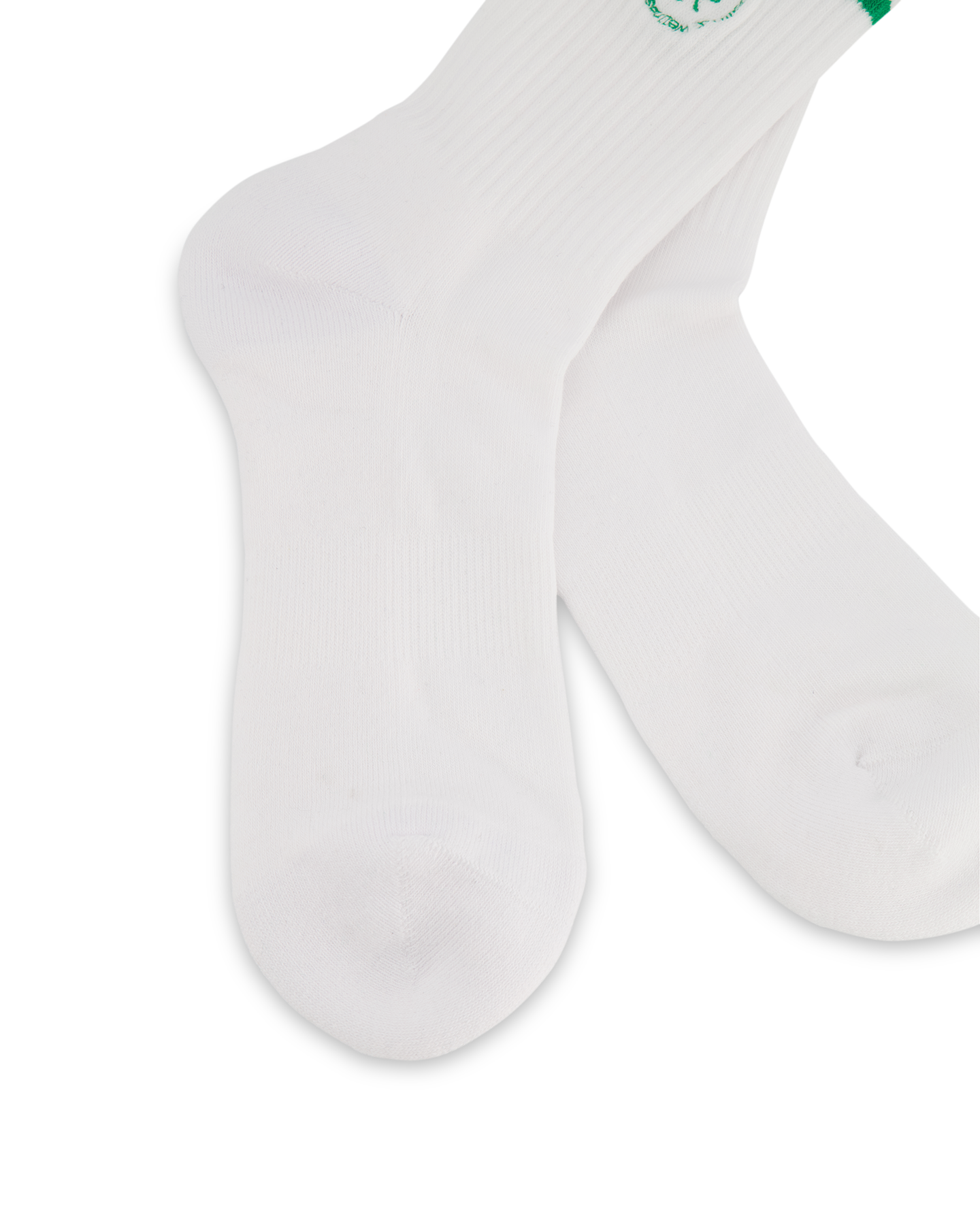 Sporty & Rich Srhwc Embroidered Socks White/Verde WIT 4