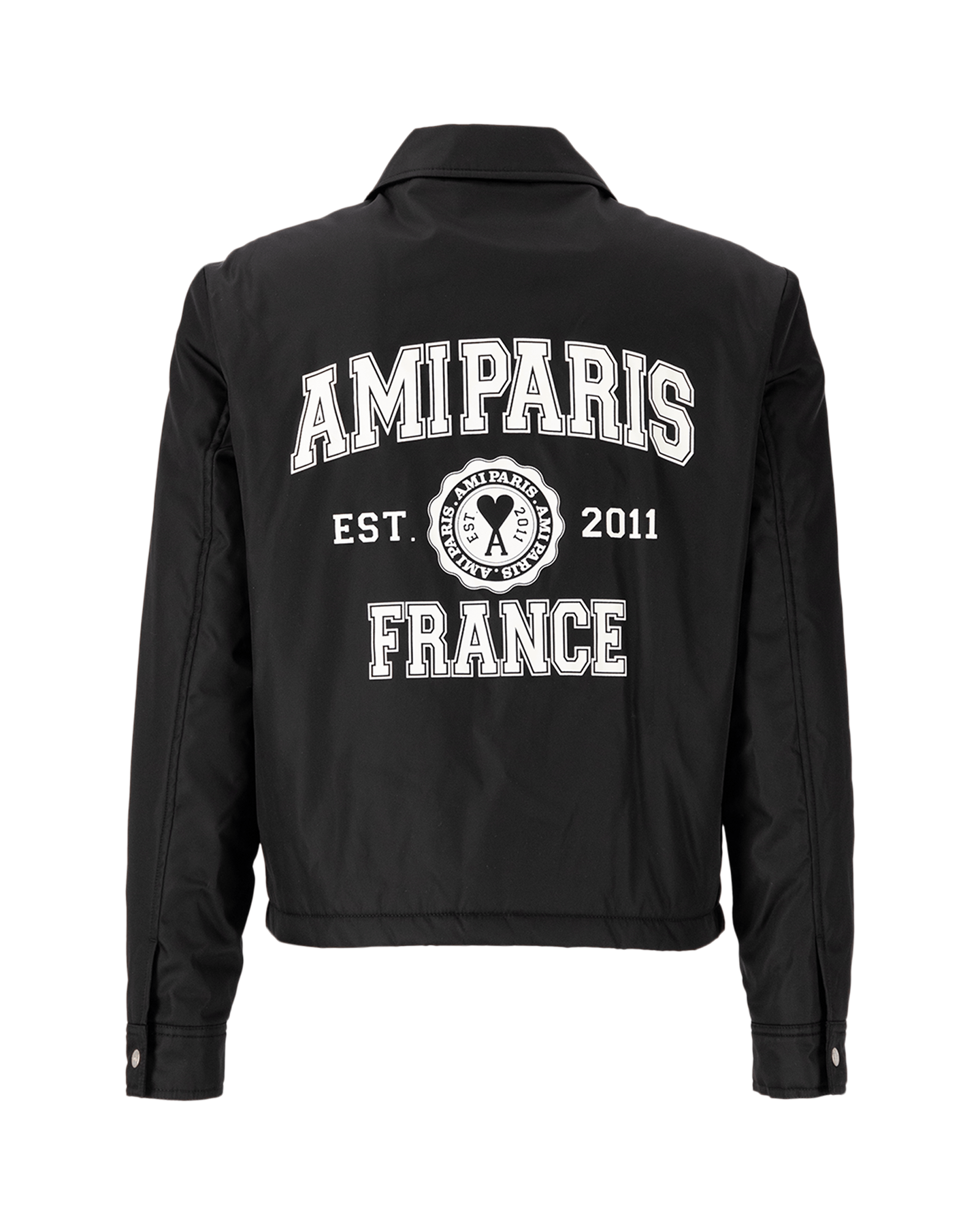 AMI Paris Adc Coach Jacket Zwart | Coef