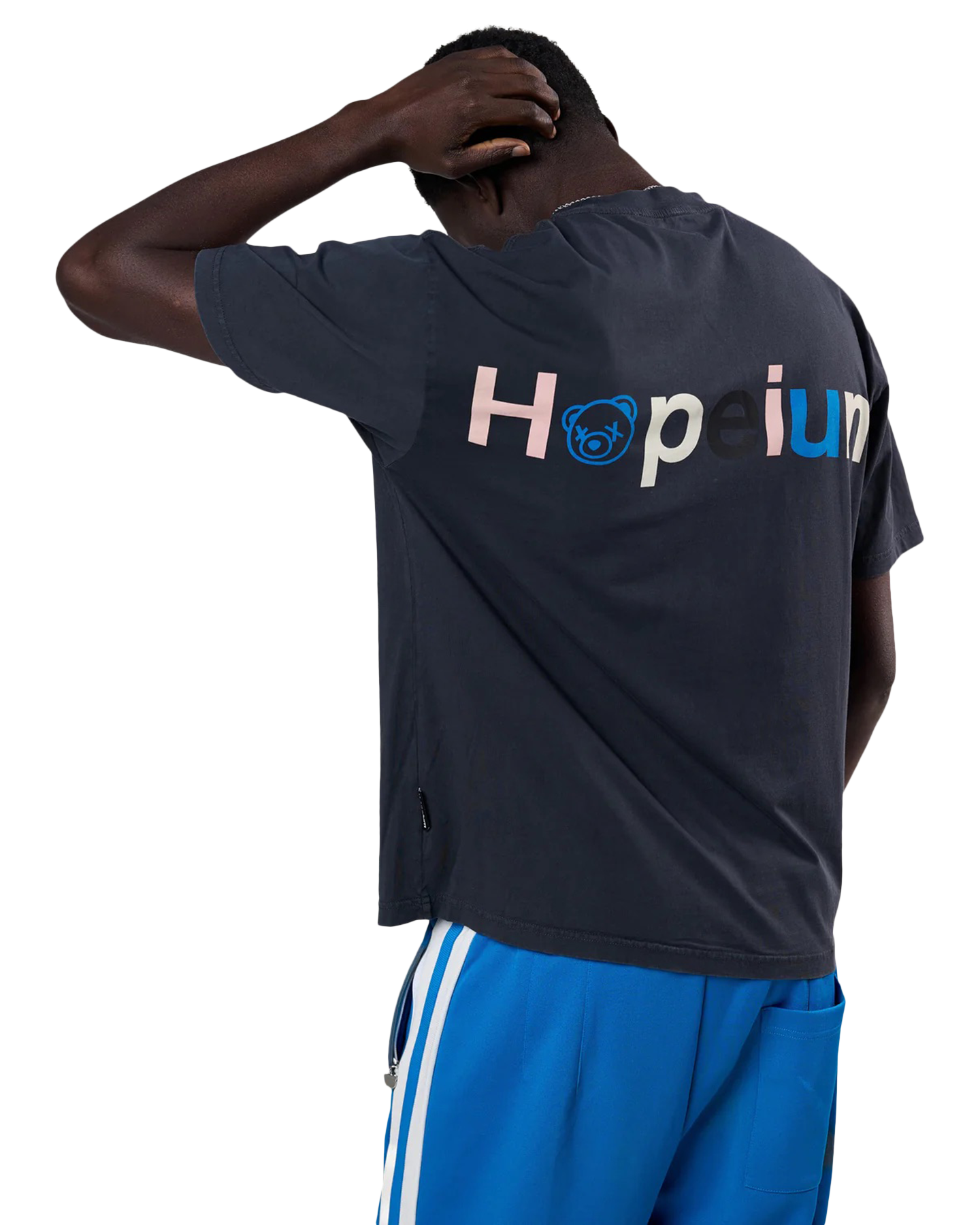 Hopeium Logo Tee Ss ZWART 4