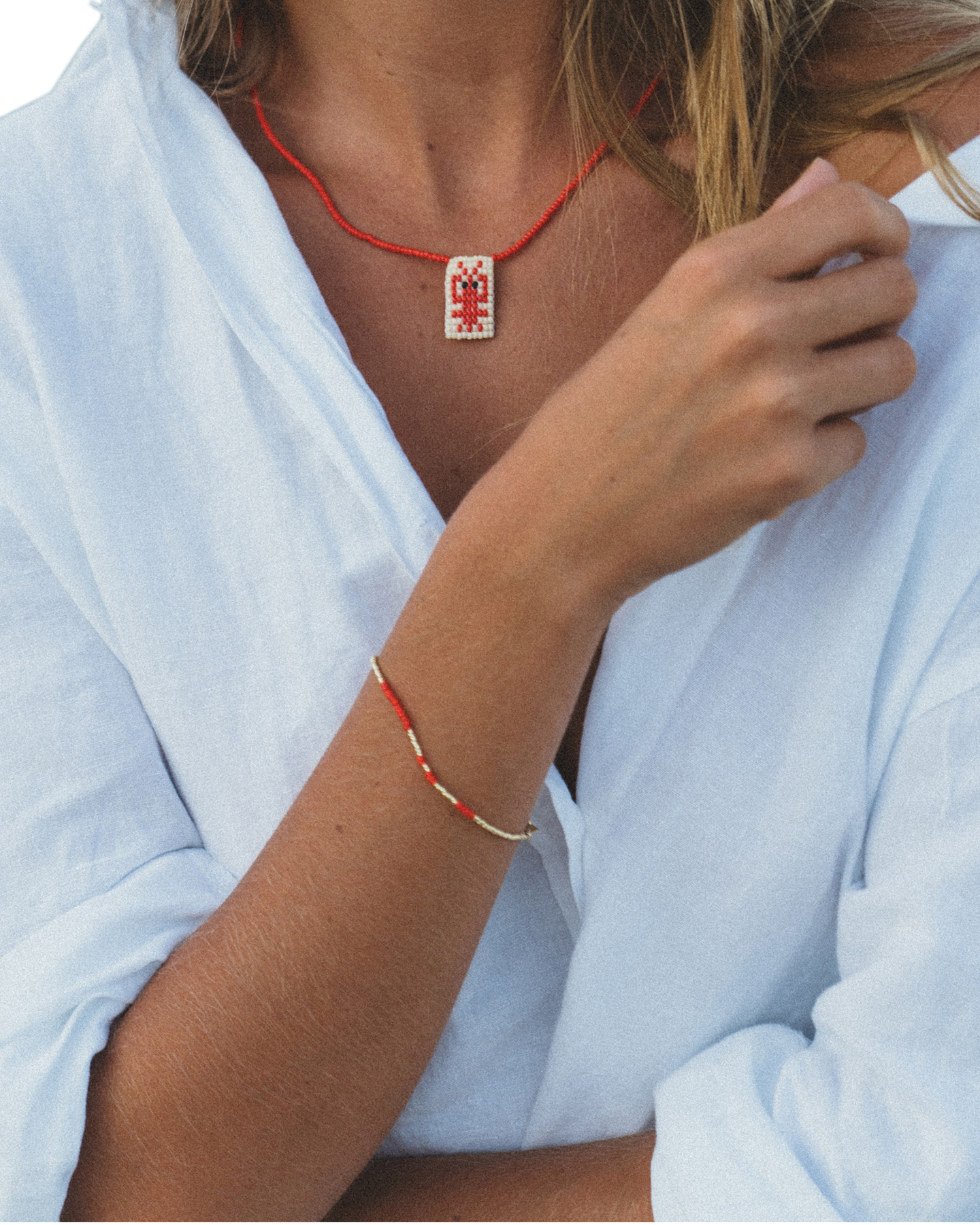 Anni Lu You're My Lobster Necklace ROOD 2