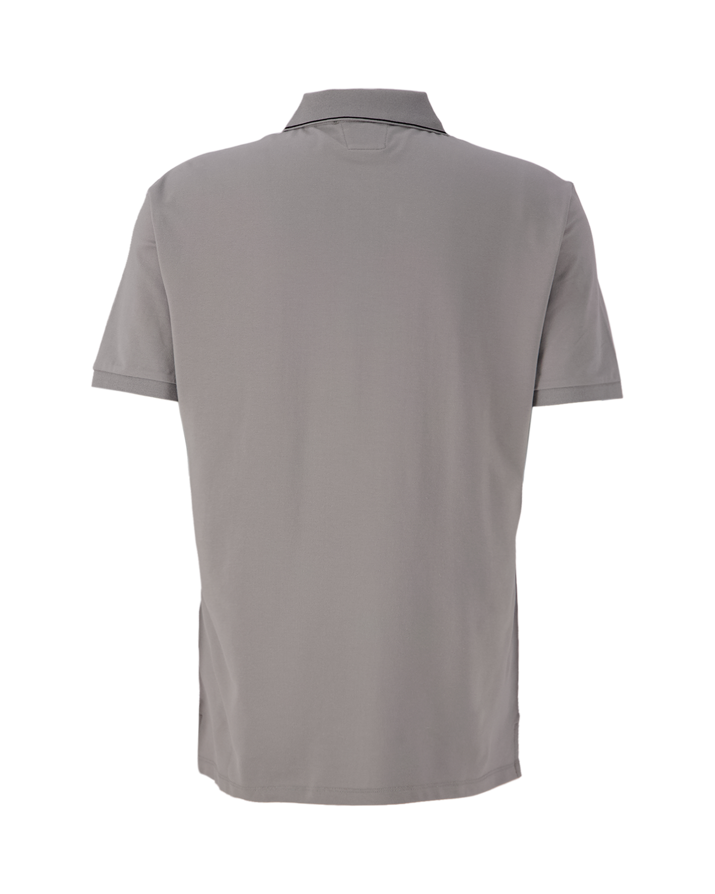 C.P. Company Stretch Piquet Regular Striped Collar Polo Shirt GRIJS 2