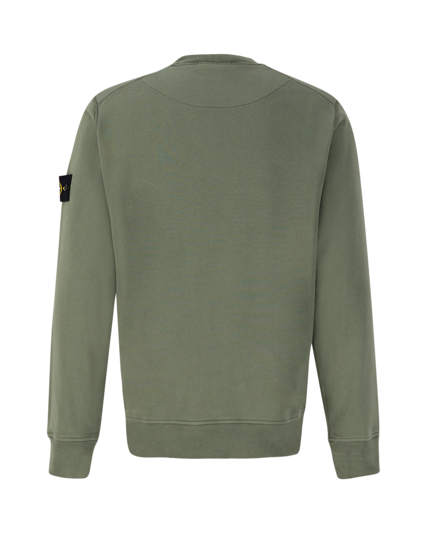 Stone Island 63051 Cotton Fleece Garment Dyed Crewneck Sweatshirt GROEN 2