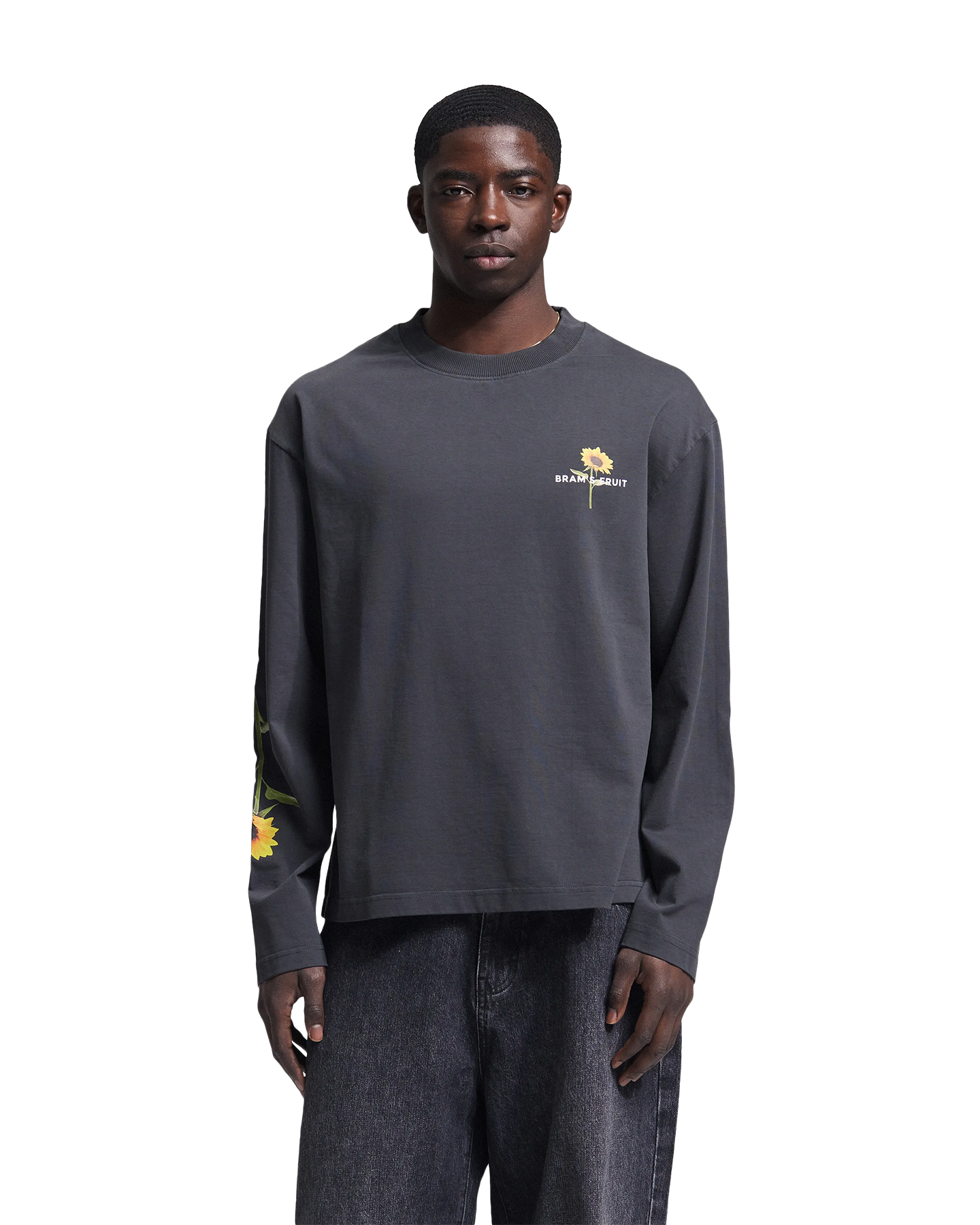 Brams Fruit Sunflower Longsleeve ZWART 3