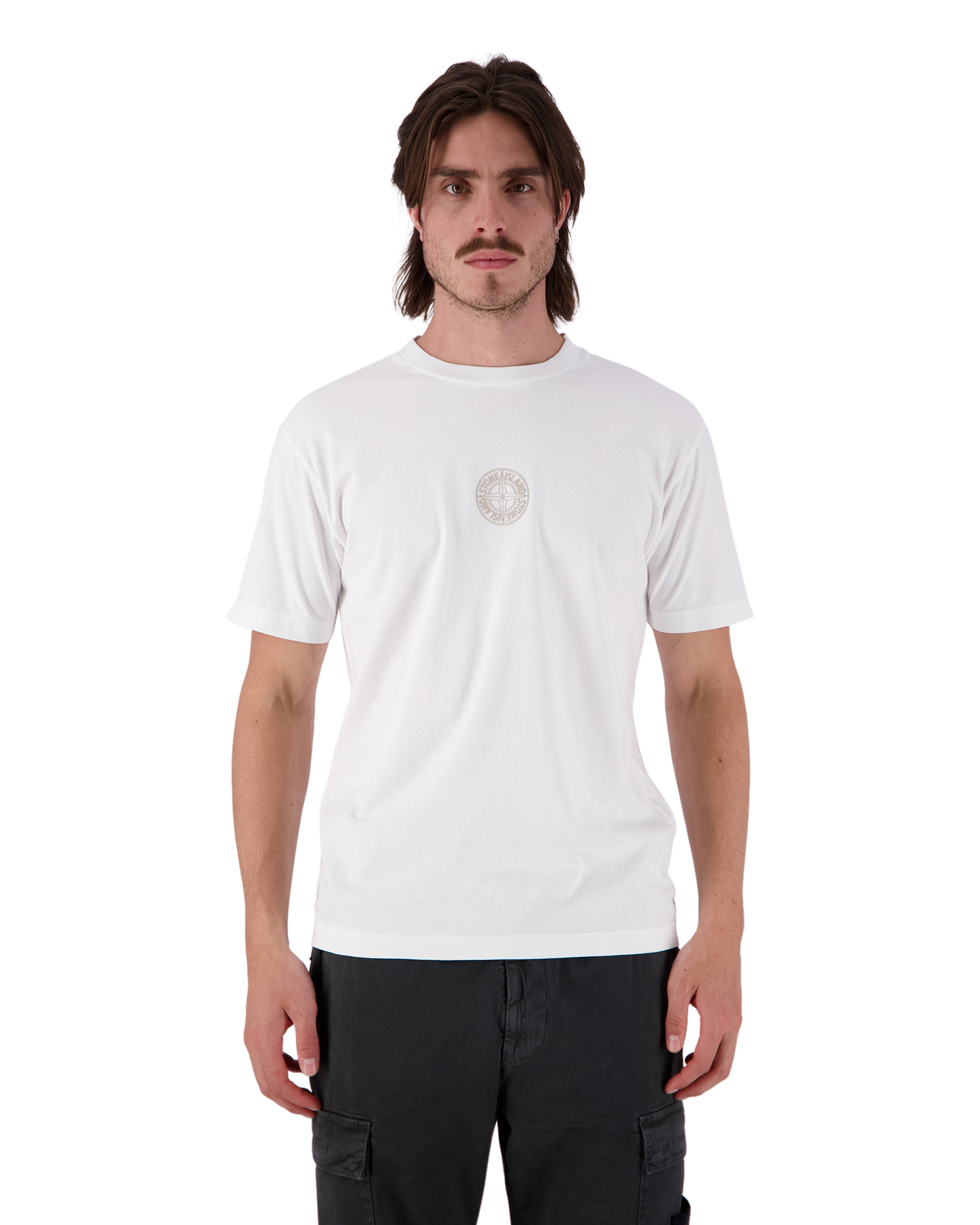 Stone Island 2NS92 Cotton Jersey T-Shirt WIT 4