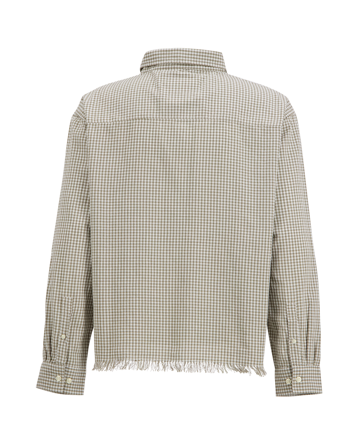 Brams Fruit Distressed Farmer'S Shirt Ls LICHTGROEN 2