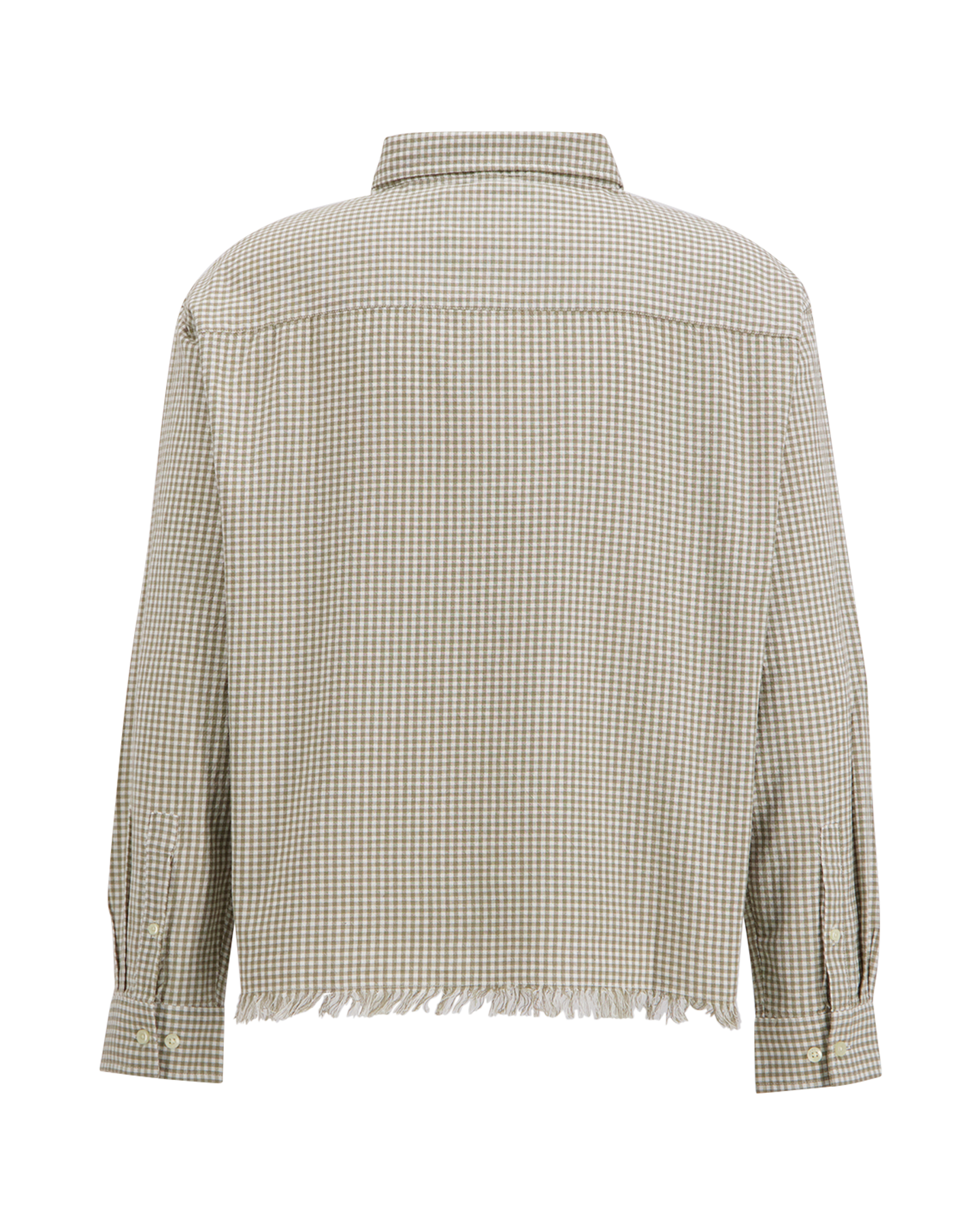 Brams Fruit Distressed Farmer'S Shirt Ls LICHTGROEN 2