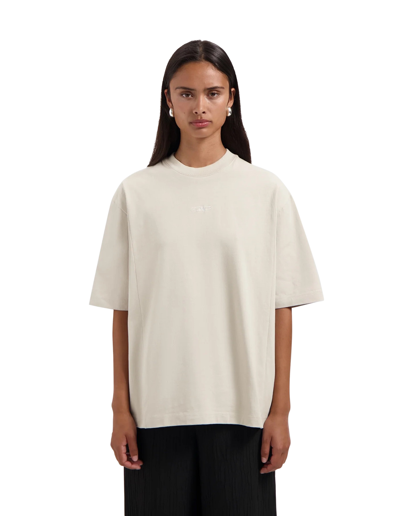 OLAF Pin Oversized Tee BEIGE 3