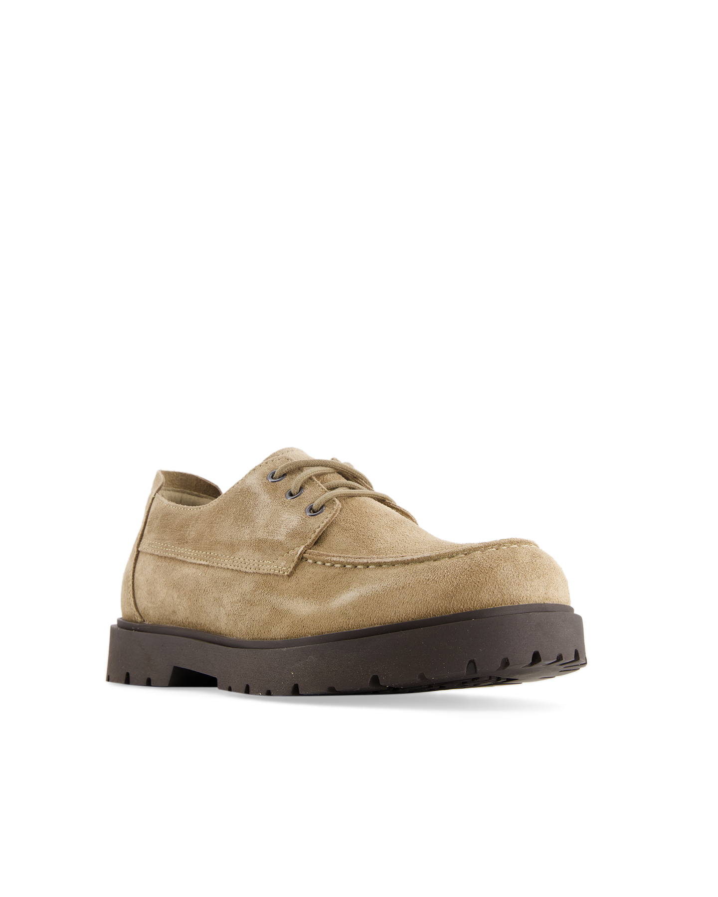 Birkenstock Highwood Moc Lace Low Suede Leather Regular LICHTBRUIN 2