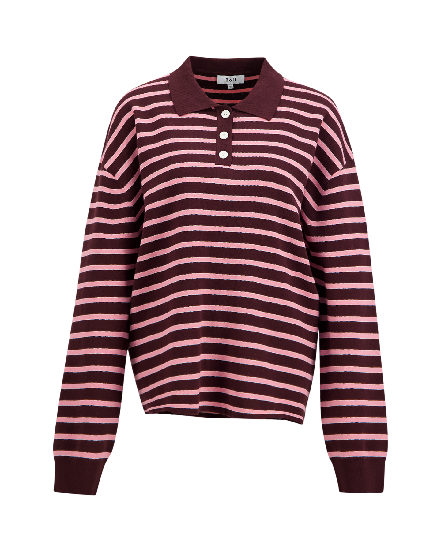 Boii Studios Adanne Polo Knit ROOD 1