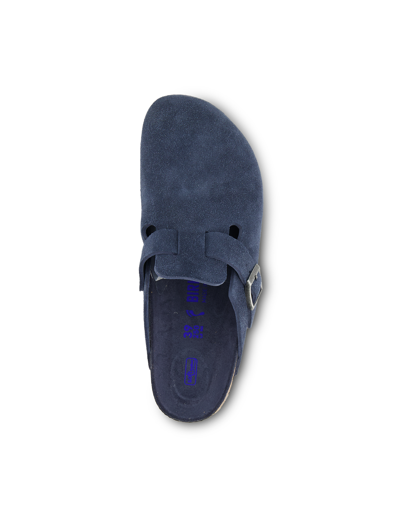 Birkenstock Boston Soft Footbed Suede Leather GRIJS 5