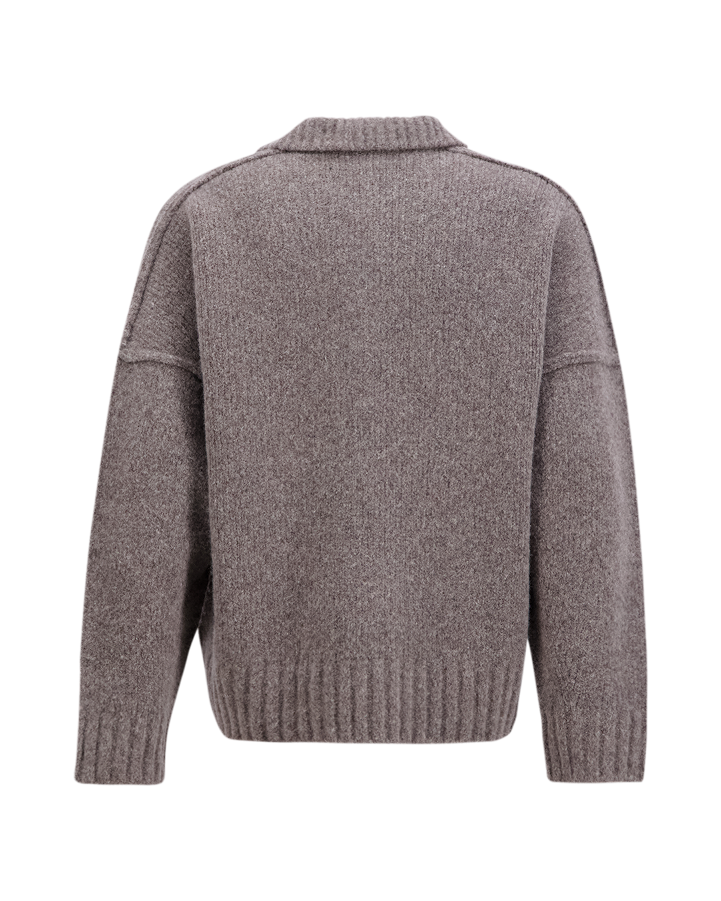 Seventh Wool Knit Polo Sweater LICHTBRUIN 2