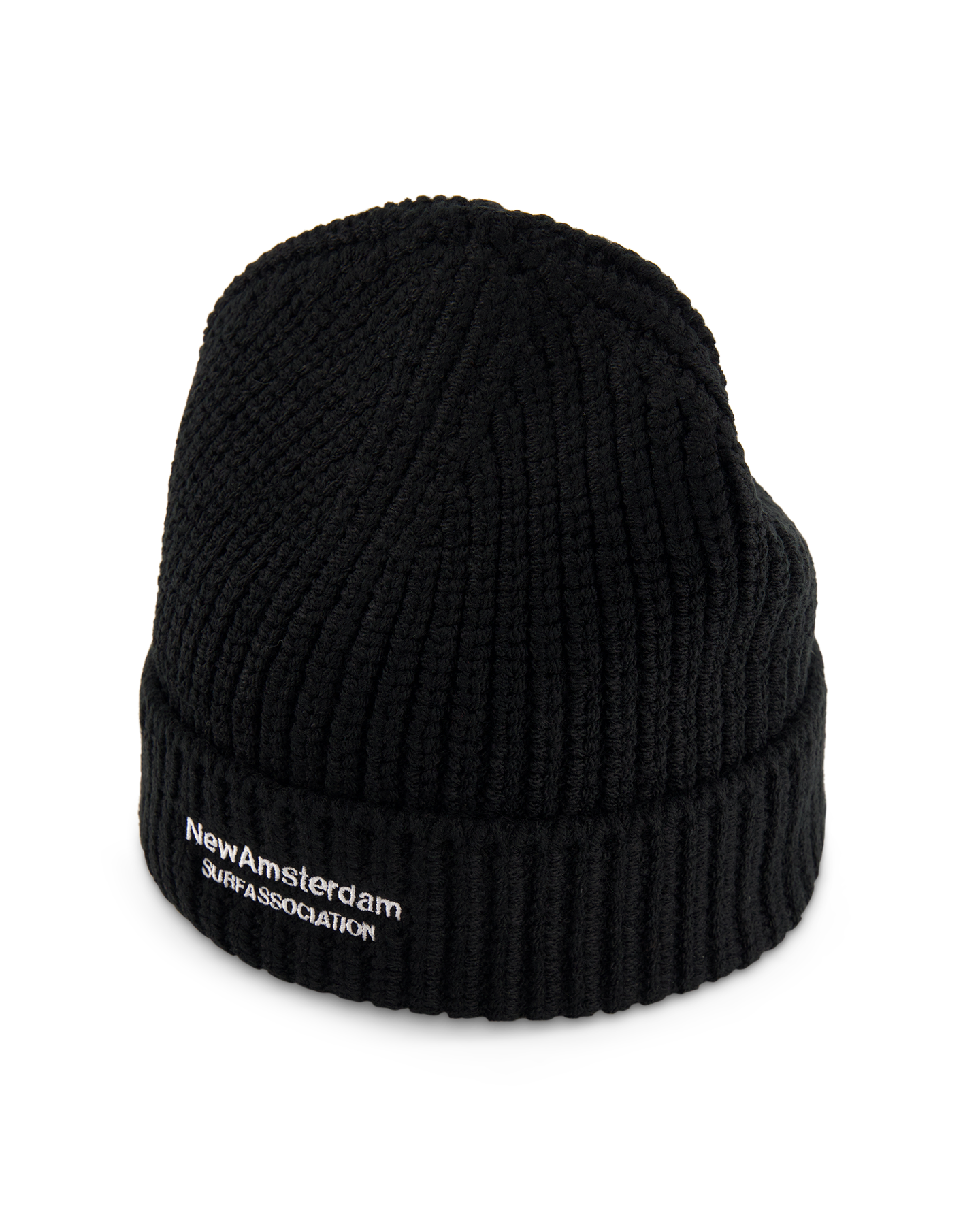 New Amsterdam Surf Association Reversible Logo Beanie ZWART 3