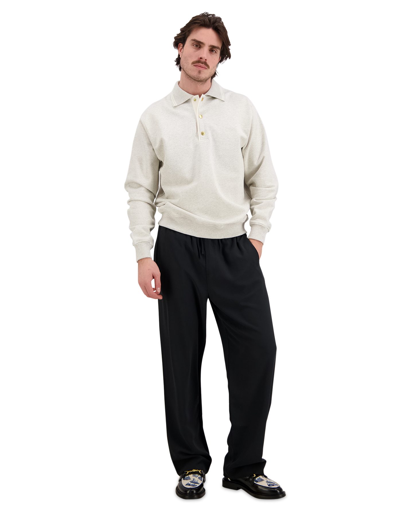 Drole de Monsieur Le Polo Drôle GRIJS 3