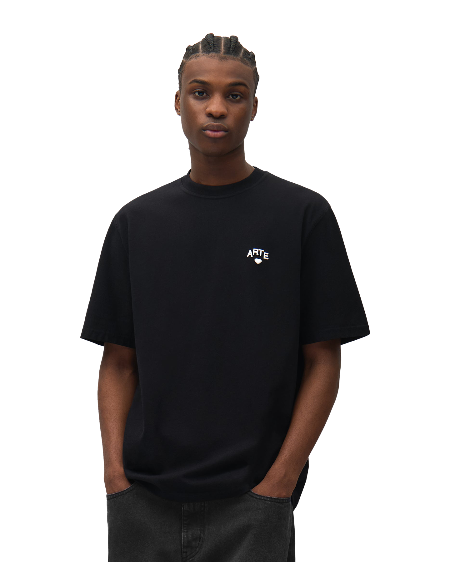Arte Antwerp Cor T-shirt ZWART 3