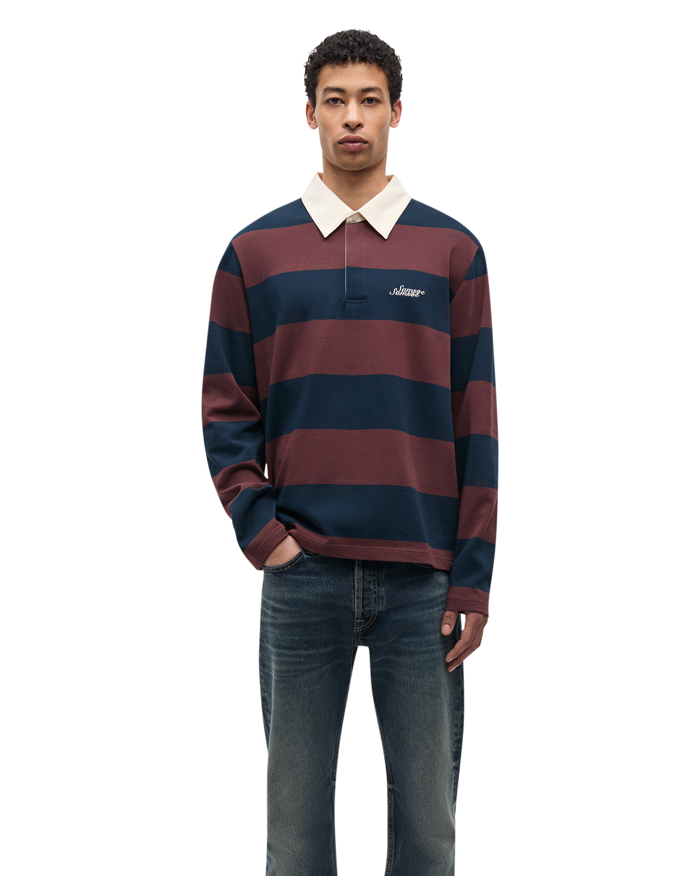Samsøe Samsøe Sakevin X Polo Ls 15512 BRUIN 3