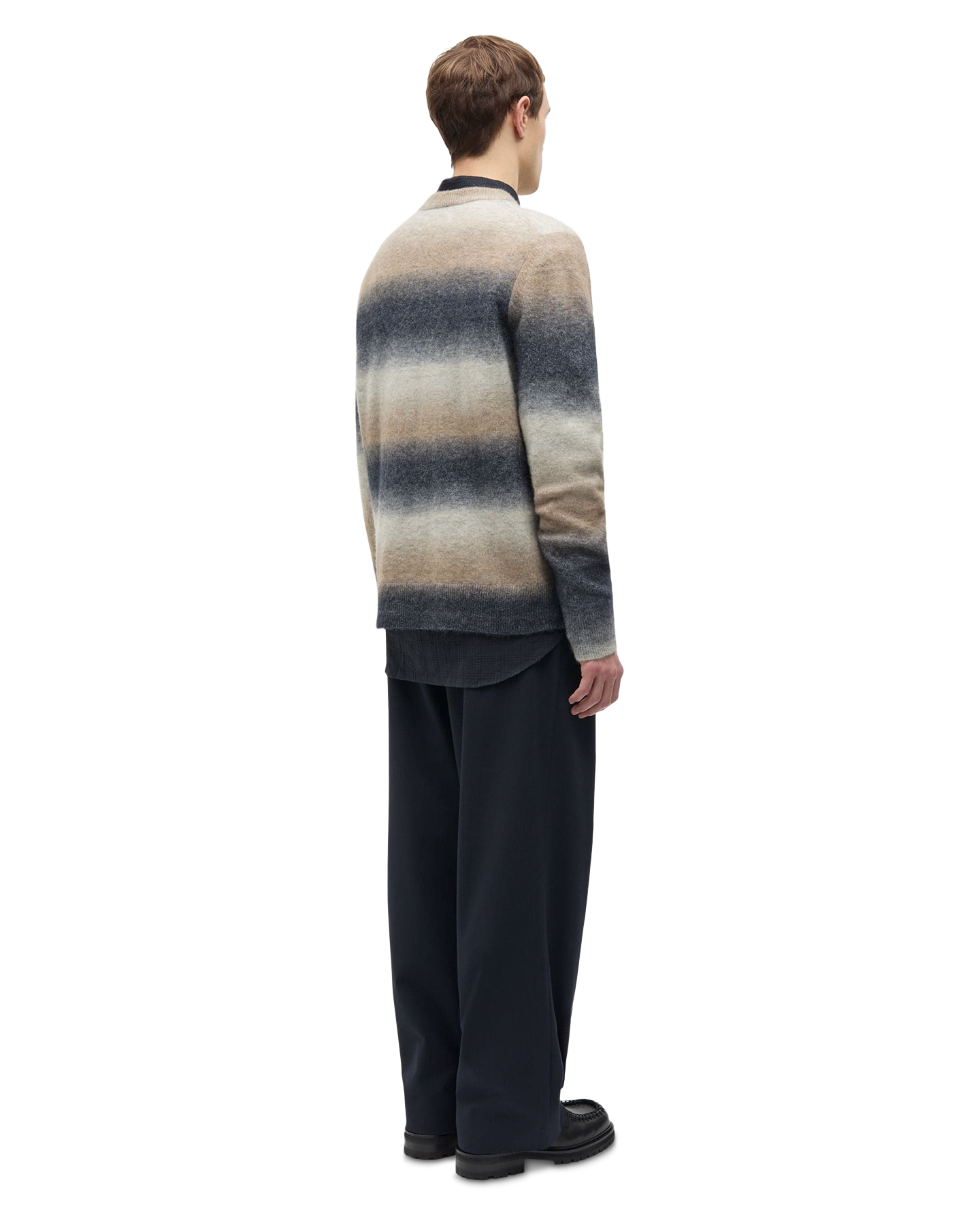 Samsøe Samsøe Aiden Crew Neck 15012 DONKERBLAUW 4