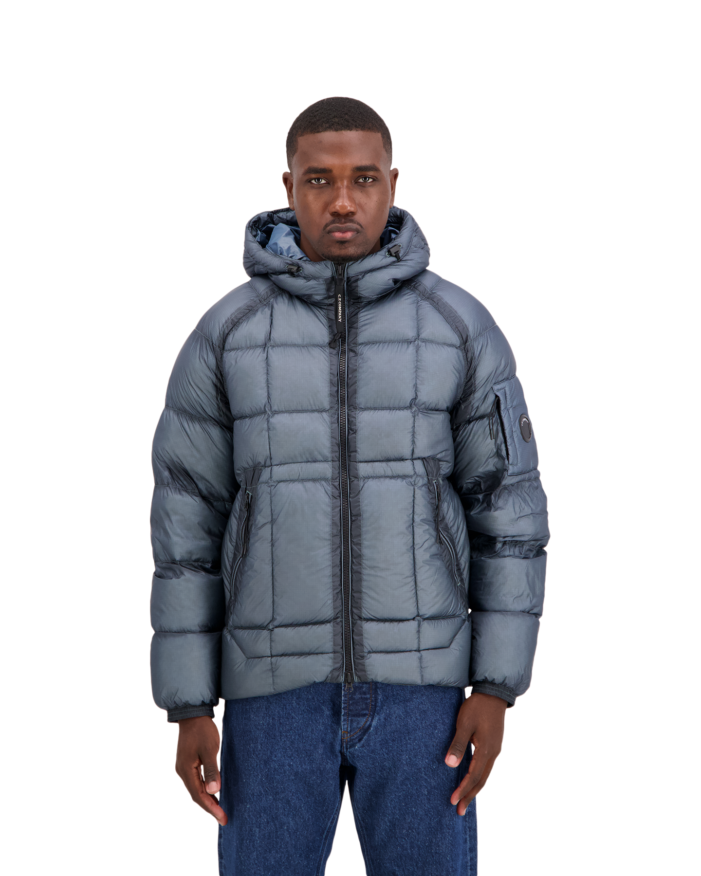 C.P. Company D.D. Shell Hooded Puffer Jacket BLAUW 4