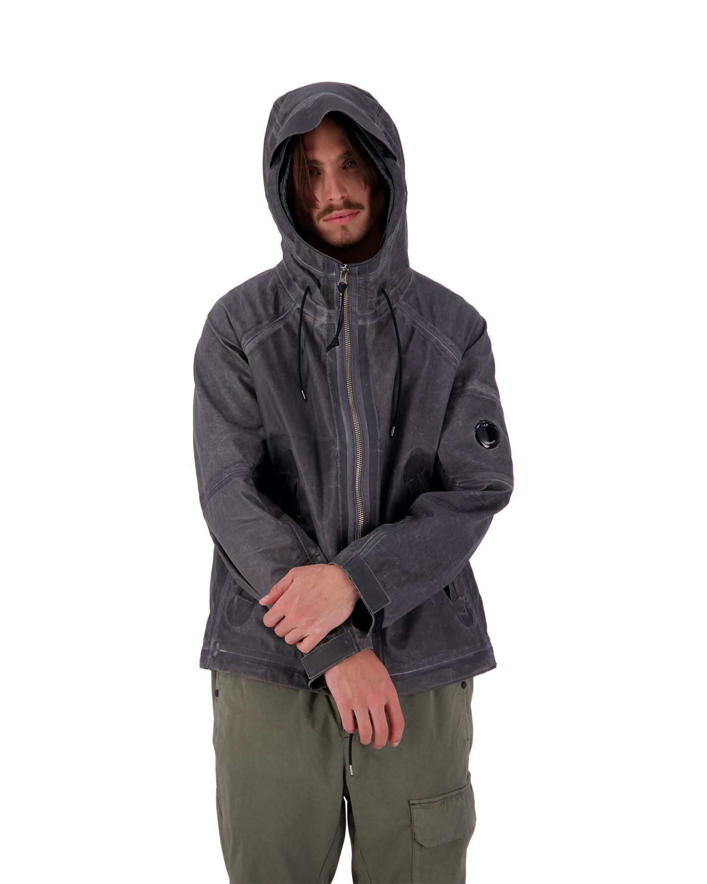 C.P. Company Toob-Two Hooded Jacket GRIJS 4