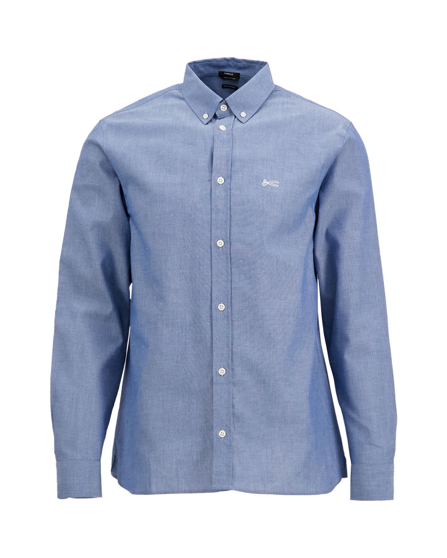 Denham Scissor Button Down Shirt Mc BLAUW 1