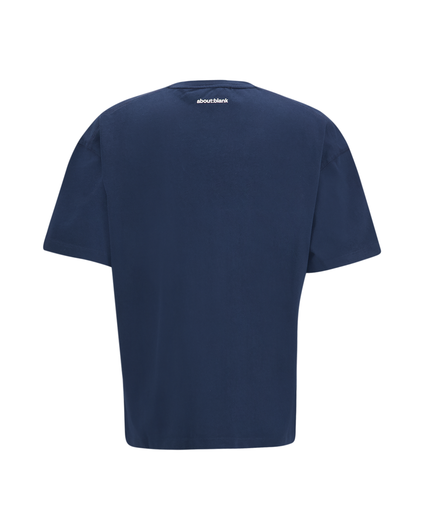 about:blank Monogram T Shirt DONKERBLAUW 2
