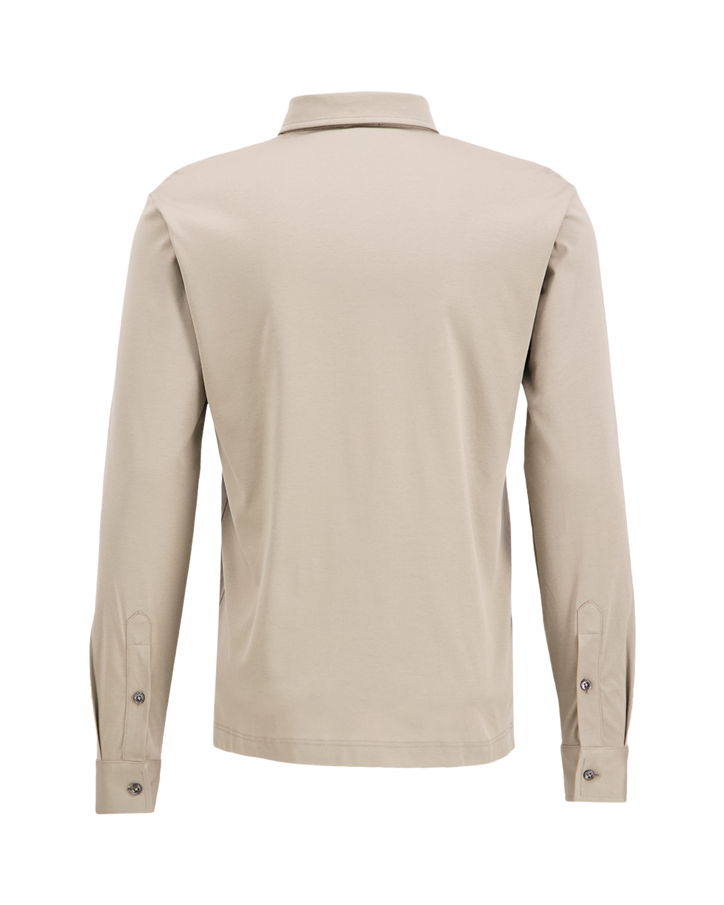 Valenza Supima Polo Zip Collar L/S ANTHRACIET 2