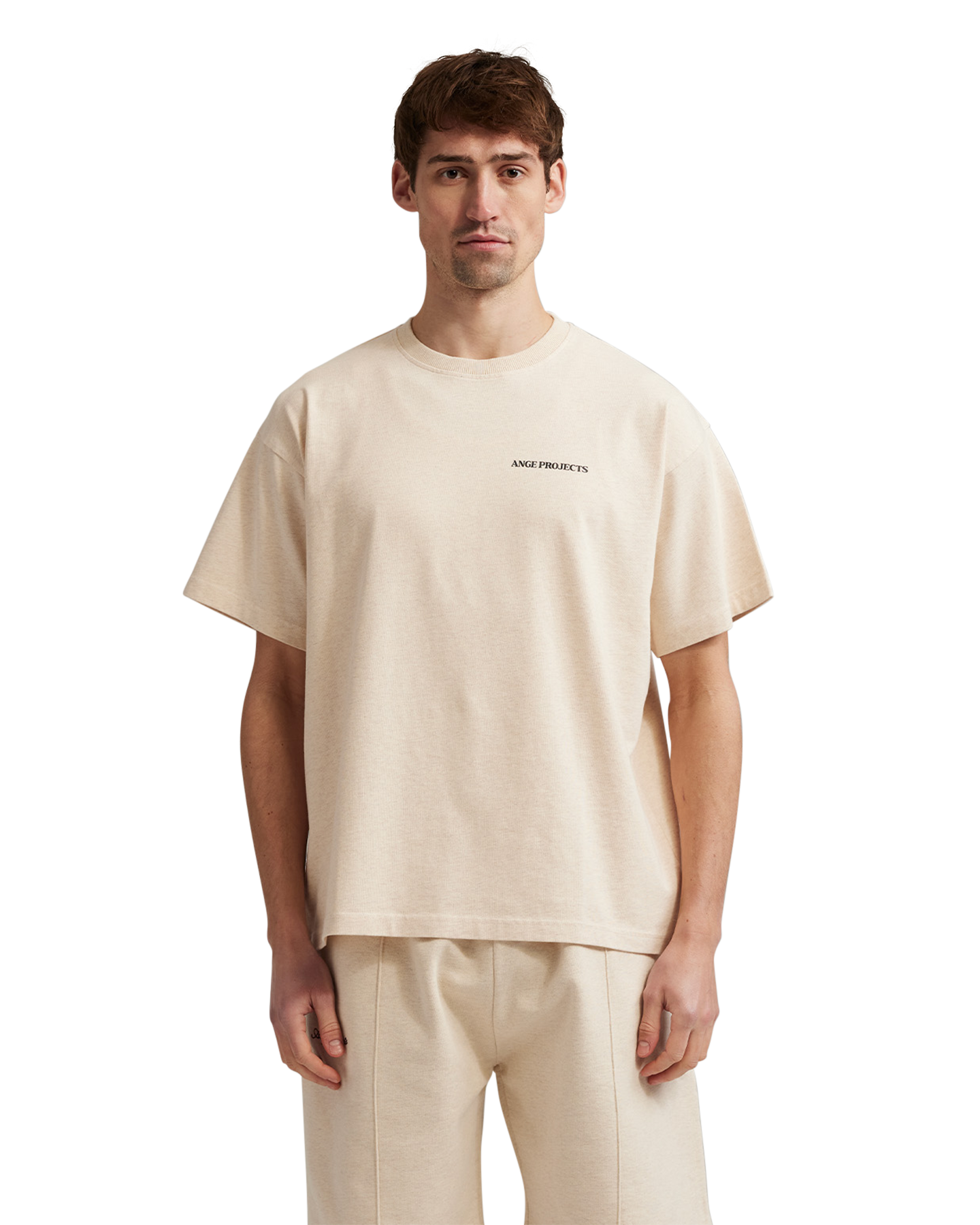 Ange Projects Gow Classic T Shirt BEIGE 4