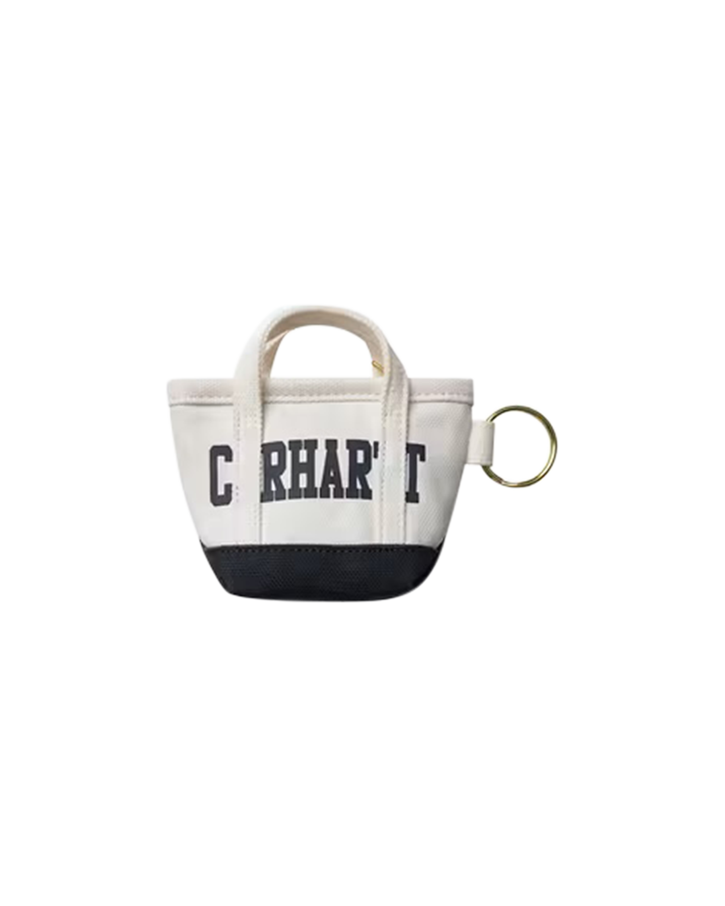 Carhartt Mini Tote Bag Keychain BEIGE 2