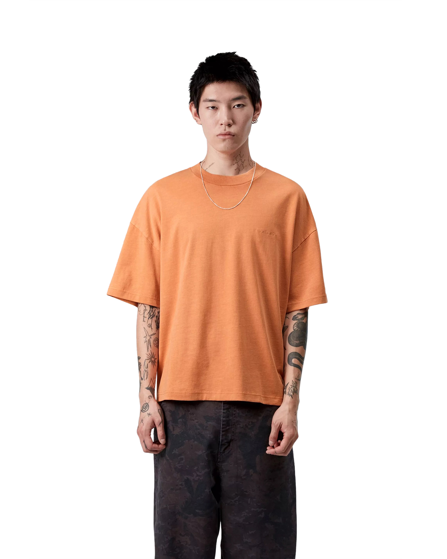 Carhartt S/S Benton T Shirt ORANJE 3