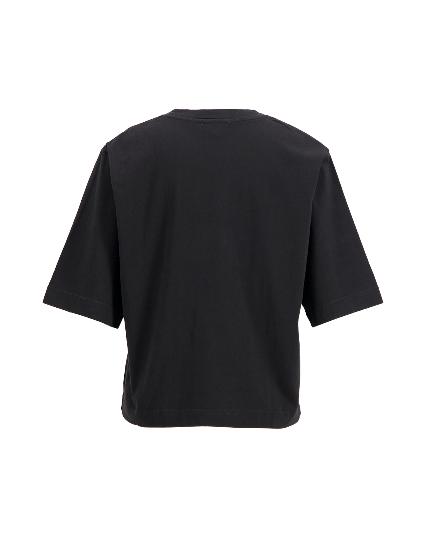 Boii Studios Stampe O Neck Tee Boxy ZWART 2