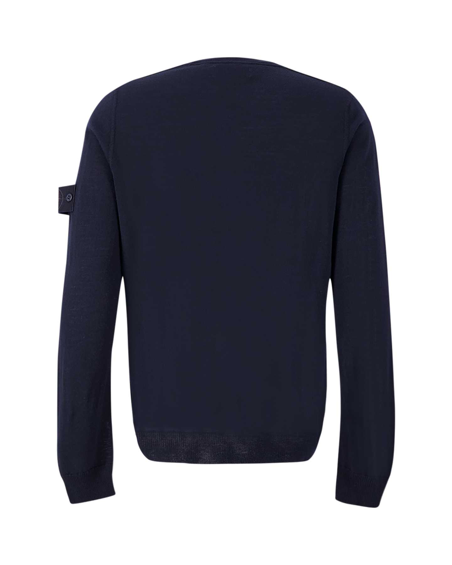 Stone Island 566FC Pure Wool Ghost Piece Full Zipped Knit DONKERBLAUW 2