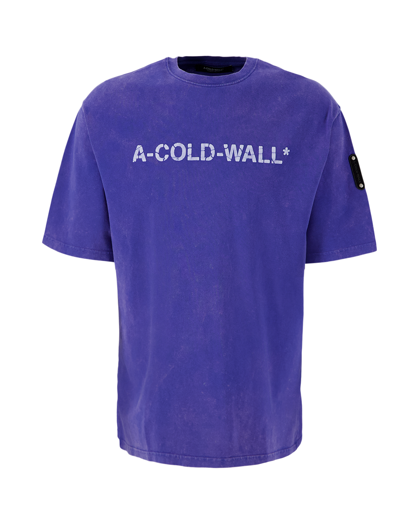 A-COLD-WALL* Overdye Logo T-Shirt BLAUW 1