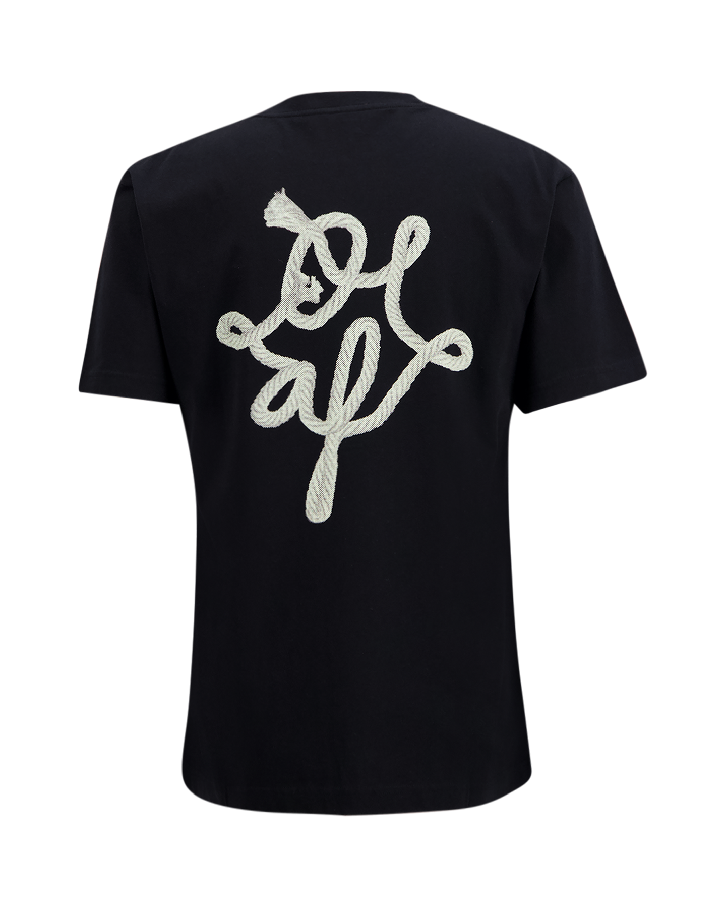 OLAF Lasso Monogram Tee ZWART 1
