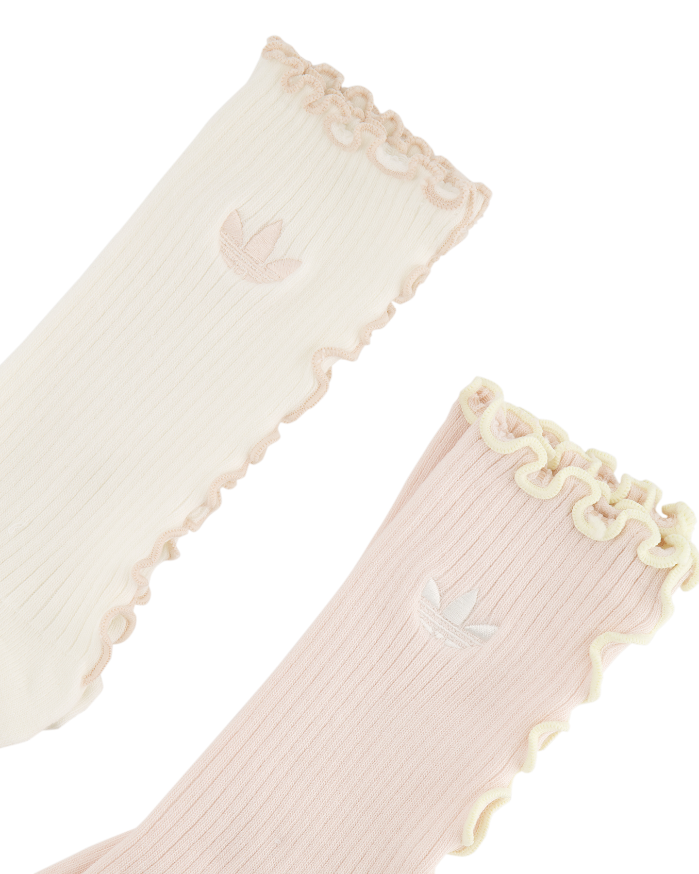 adidas Ruffle Crew Socks 2P WIT 4