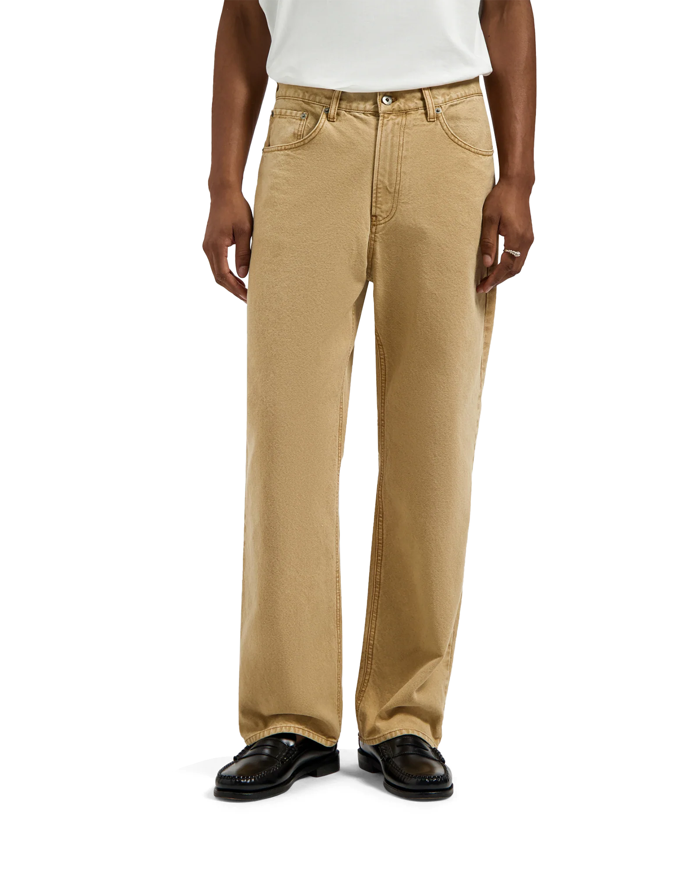 OLAF Regular Washed Canvas Pant LICHTBRUIN 3