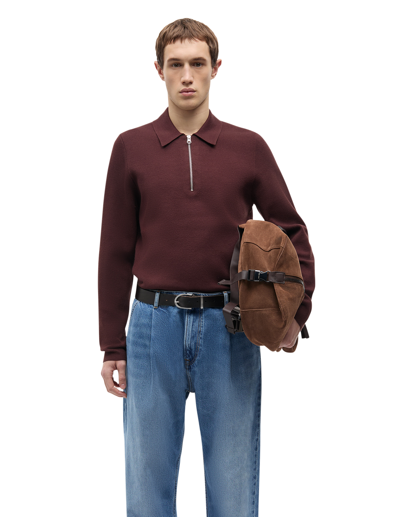 Samsøe Samsøe Guna Half Zip 10490 BRUIN 3