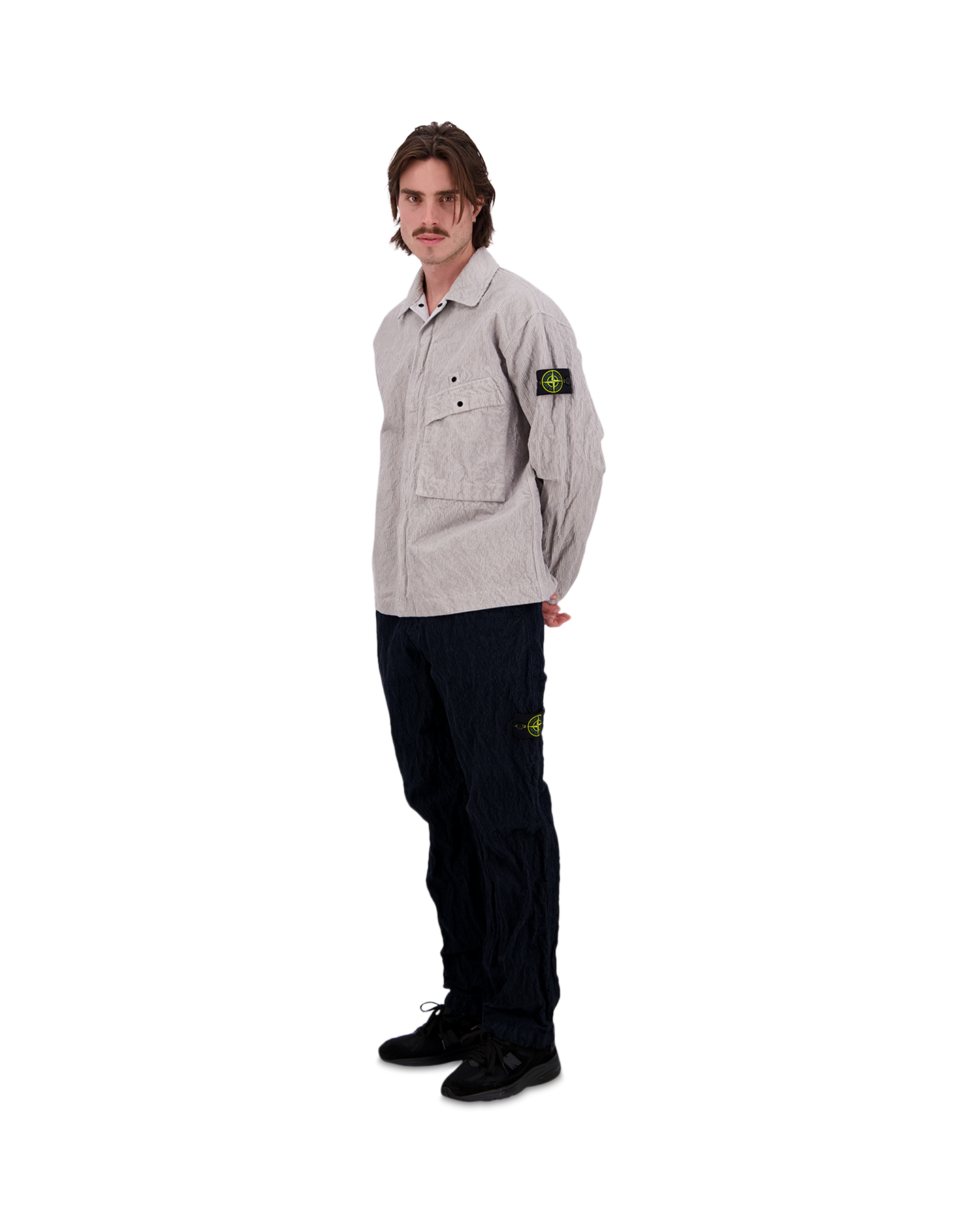 Stone Island S0229 Overshirt GRIJS 3