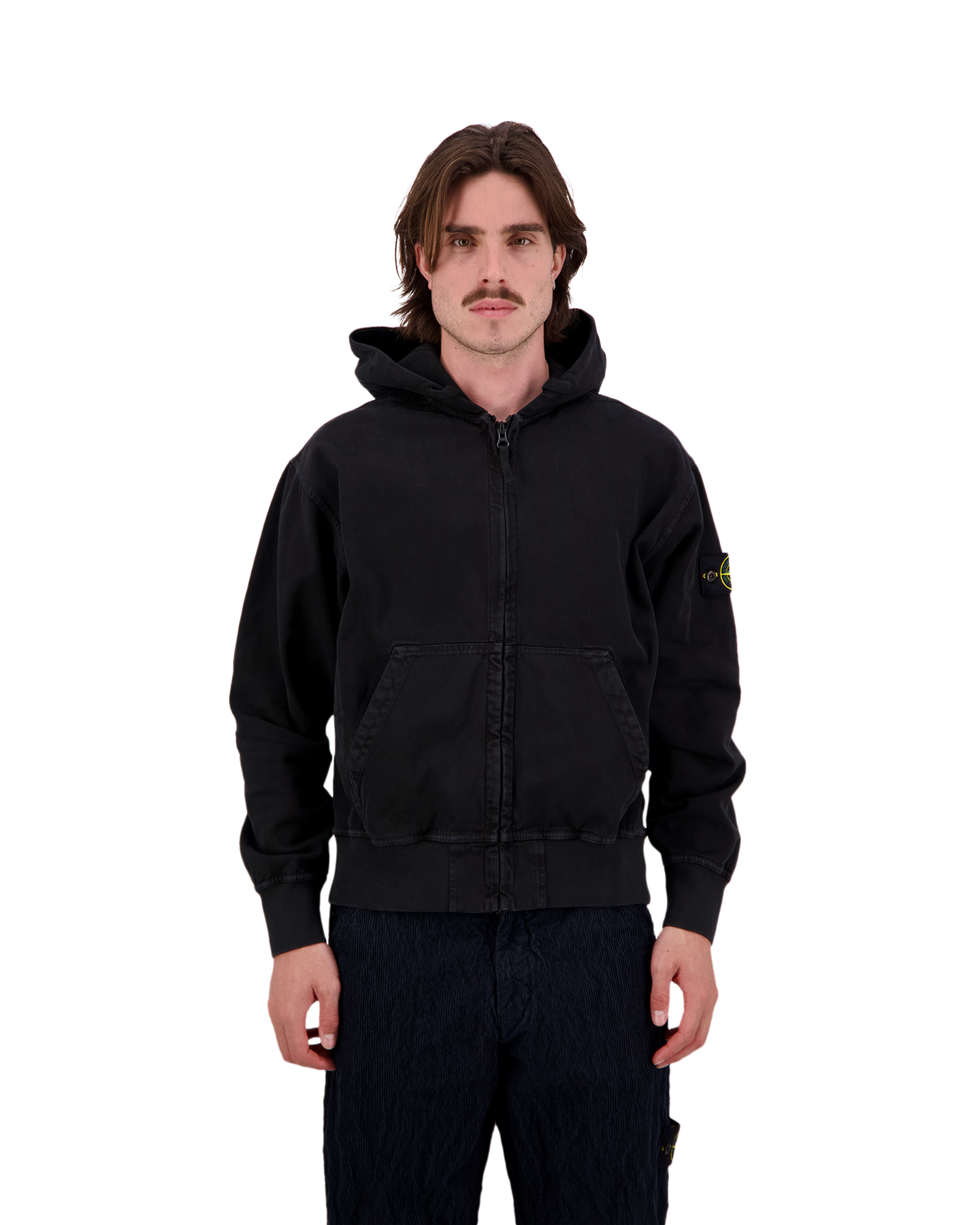 Stone Island S0184 Vest Capuchon ZWART 4