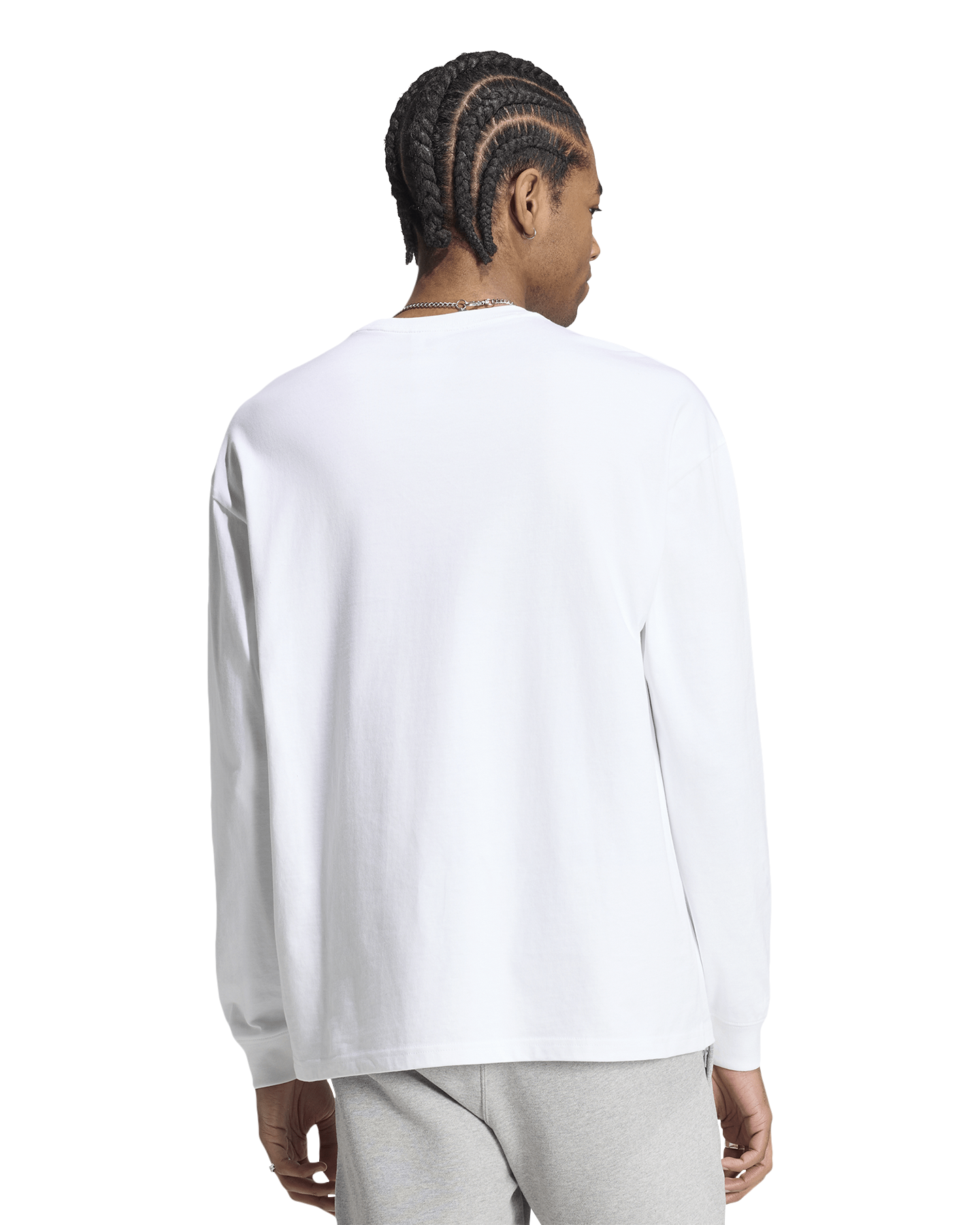 adidas Essential Longsleeve Tee WIT 4