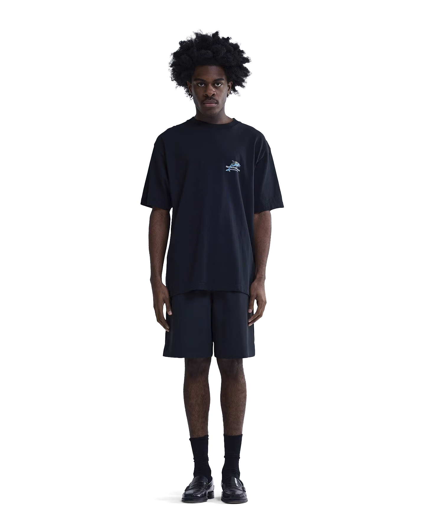 New Amsterdam Surf Association Dolphin Tee ZWART 4